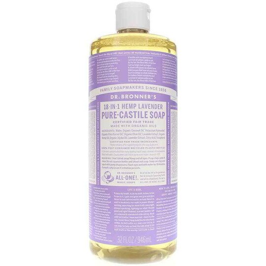 18-In-1 Hemp Pure Castile Soap, DRBM